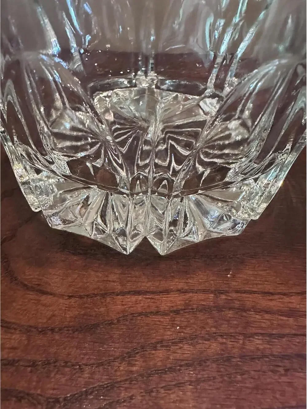 Vintage Princess House Ice Server Wine Chiller Crystal Bucket